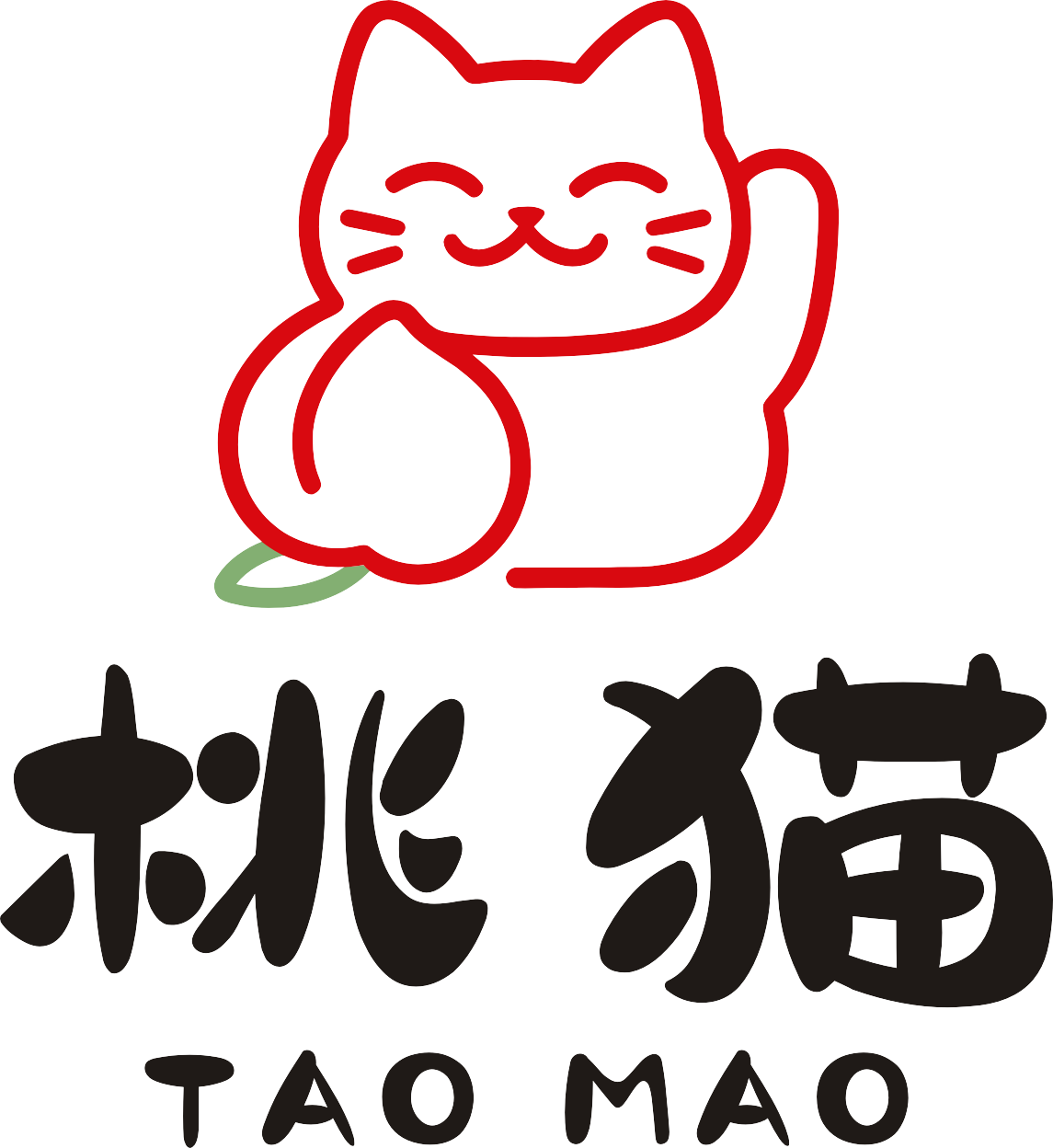 桃猫麻辣湯（ももねこマーラータン） ロゴ